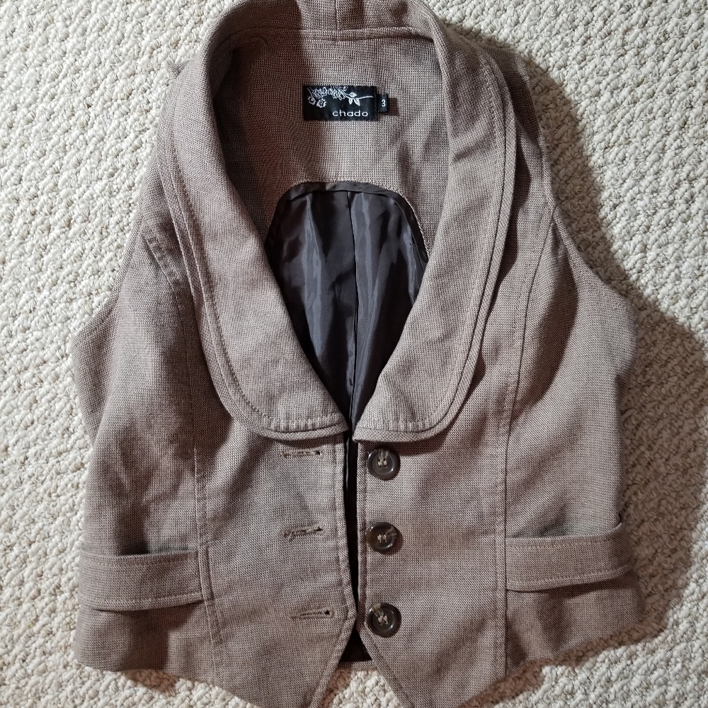 Brown Chado Blazer